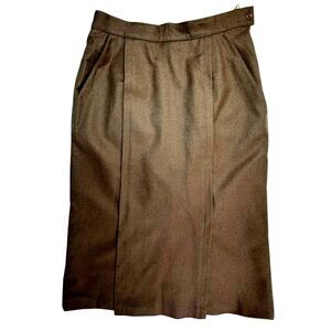 Vintage HAUBER Sporting Life Wool Hunting Skirt Size 10 US Germany Equestrian